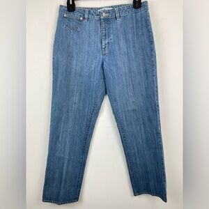 Vintage Tommy Hilfiger size 10 Women’s Blue Denim High Rise Straight Leg Jeans